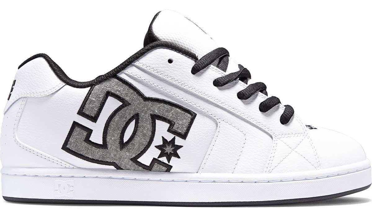 Grey/Black/Grey 8.5 Medium US DC Mens NET SE Skate Shoe 