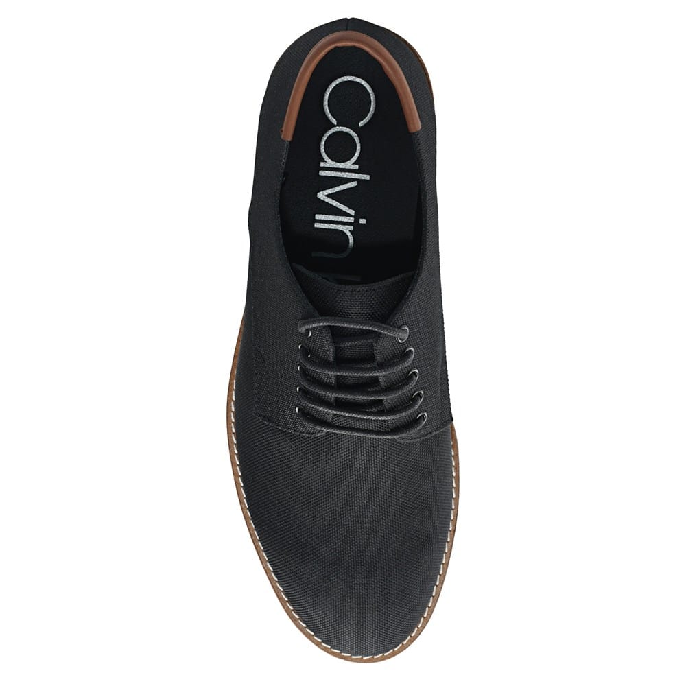 calvin klein men's adeso lace up dress shoe Calvin Klein Adeso 11.5 Men's Dark Grey