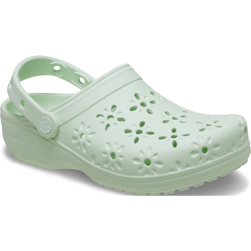Crocs Classic Floral Cut Out Clog | Famous Footwear