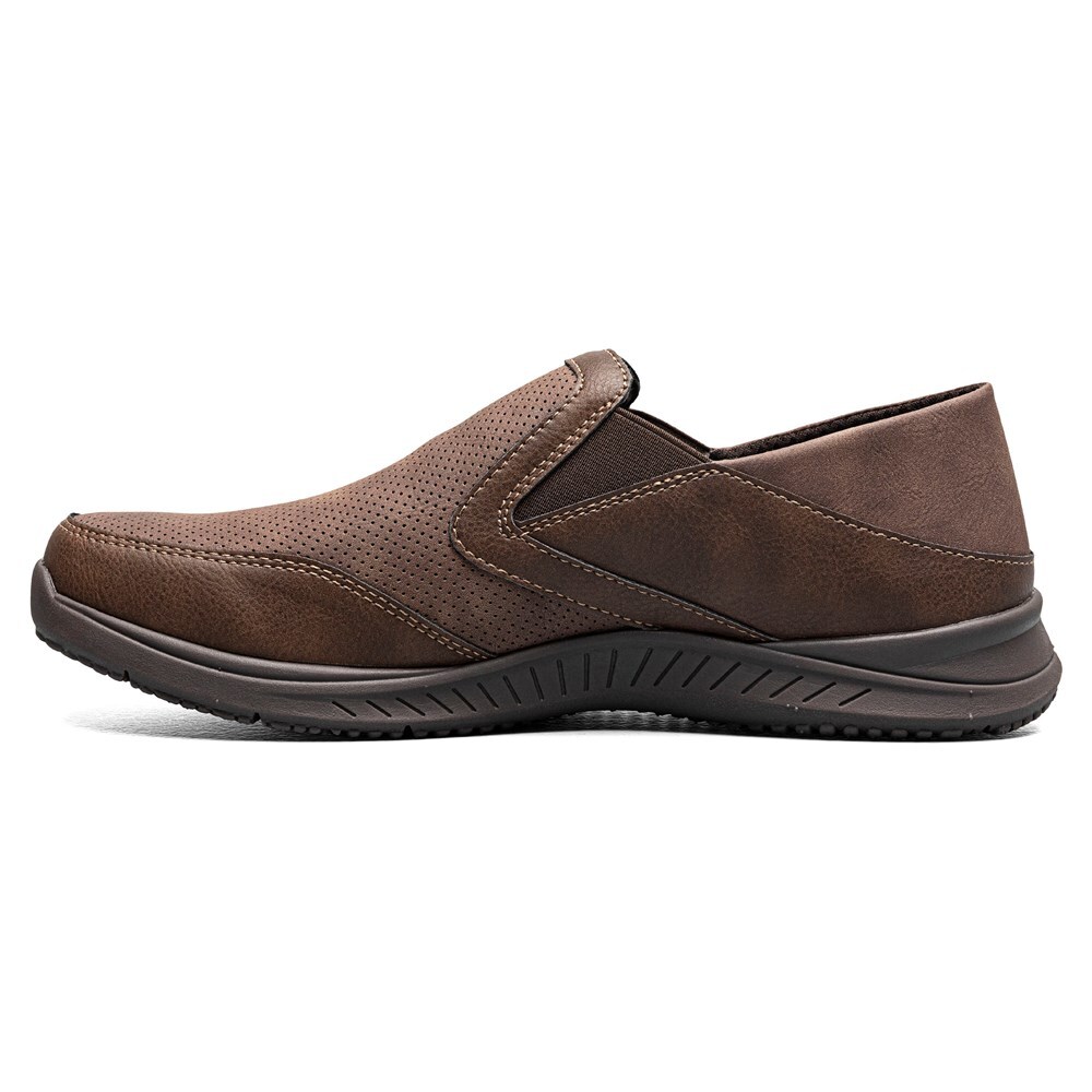 靴 60s NUNN BUSH medallion tip Slip-On Nunn Bush Men's Otto Moc Toe Slip On | Famous Footwear