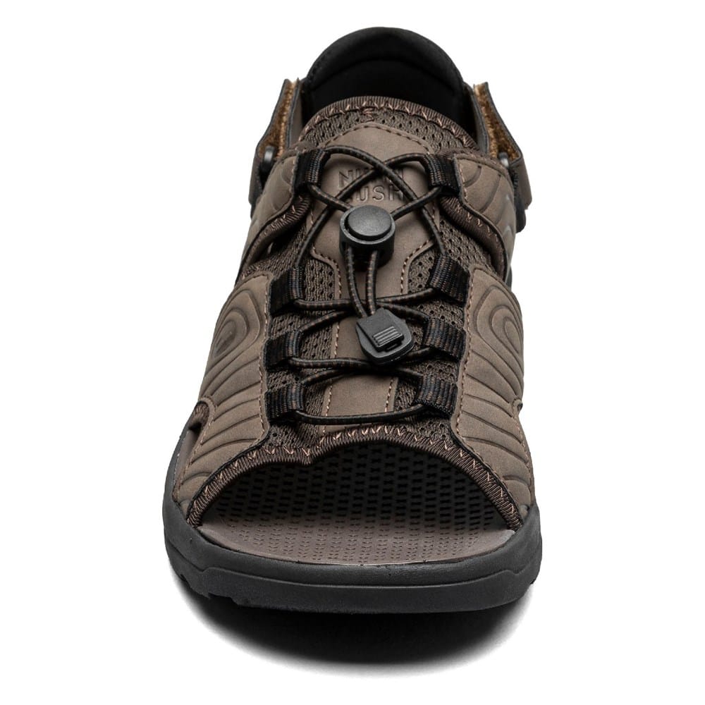 Nunn Bush Huck Bungee Sandals Men size 12 Brown Adjustable Open Toe Comfort Shoe Amazon.com | Nunn Bush Men main image 3
