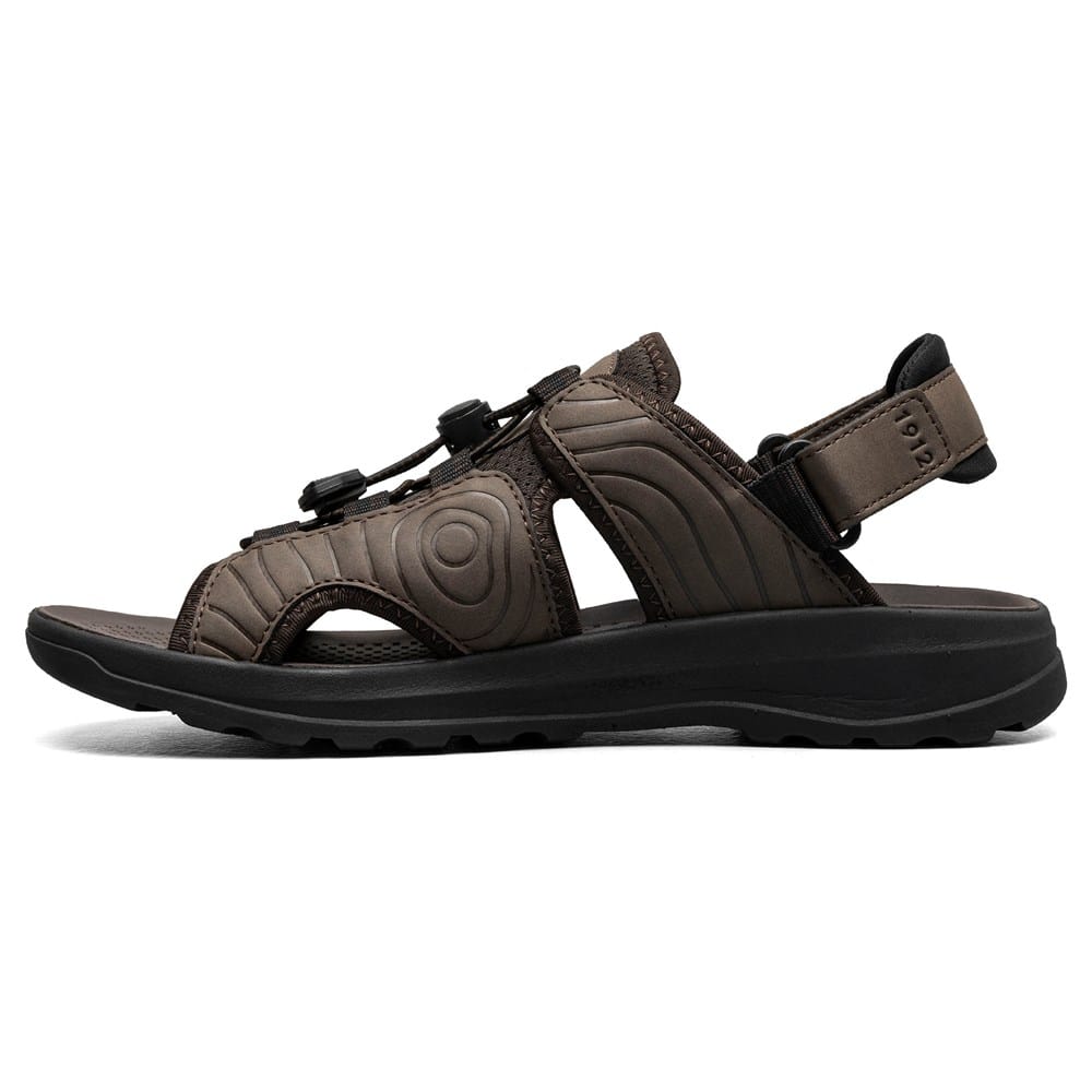 Nunn Bush Huck Bungee Sandals Men size 12 Brown Adjustable Open Toe Comfort Shoe Amazon.com | Nunn Bush Men main image 4