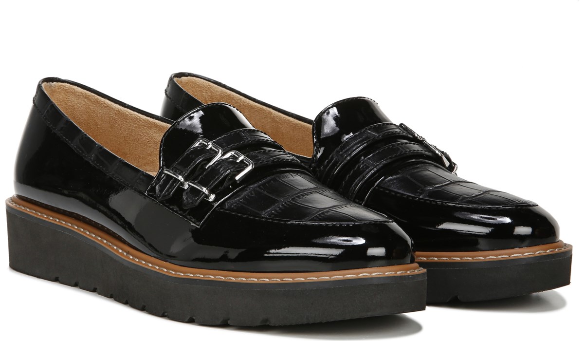 size 11 black loafers