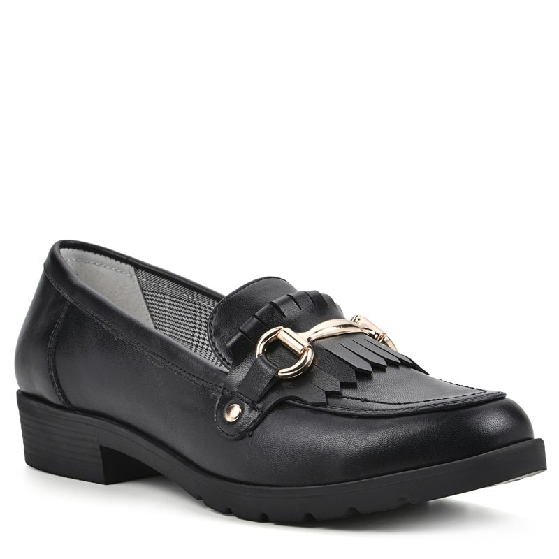 Cliffs by White Mountain Women's Galeena Loafers (Black Synthetic) - Size 6.5 M
