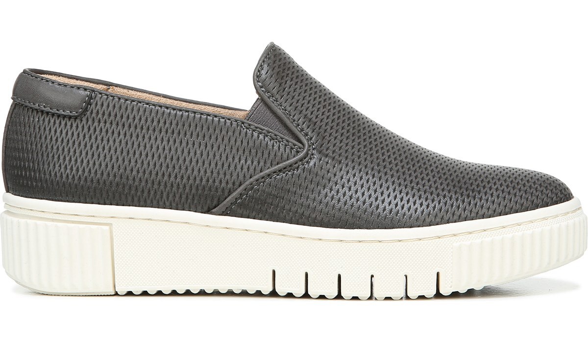 SOUL Naturalizer Women's Tia Medium/Wide Slip On Sneaker Grey, Sneakers ...