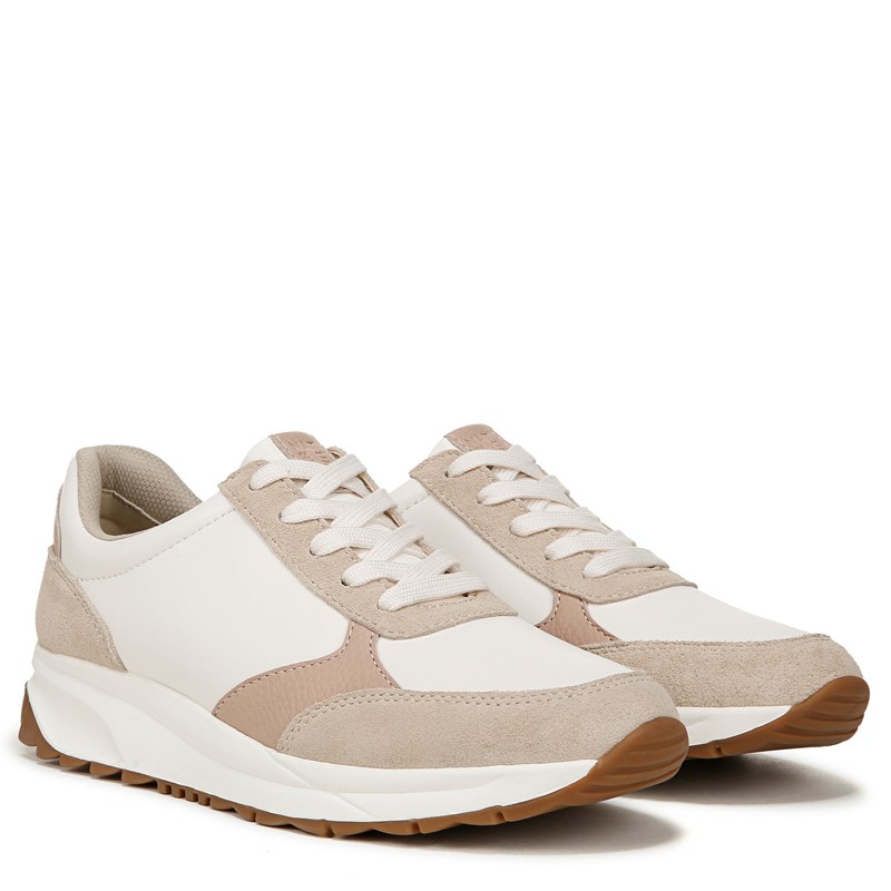 Naturalizer Women's Shay Lace Up Sneakers (Warm White / Porcelain Suede) - Size 7.0 W