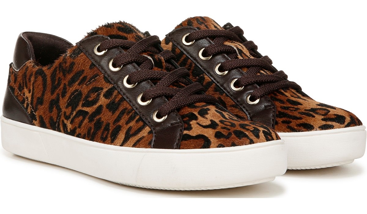 (取寄) ナチュラライザー レディース モリソン Naturalizer women Naturalizer Morrison Cheetah Print Leather Naturalizer Women's Morrison Lace Up Sneaker | Famous Footwear