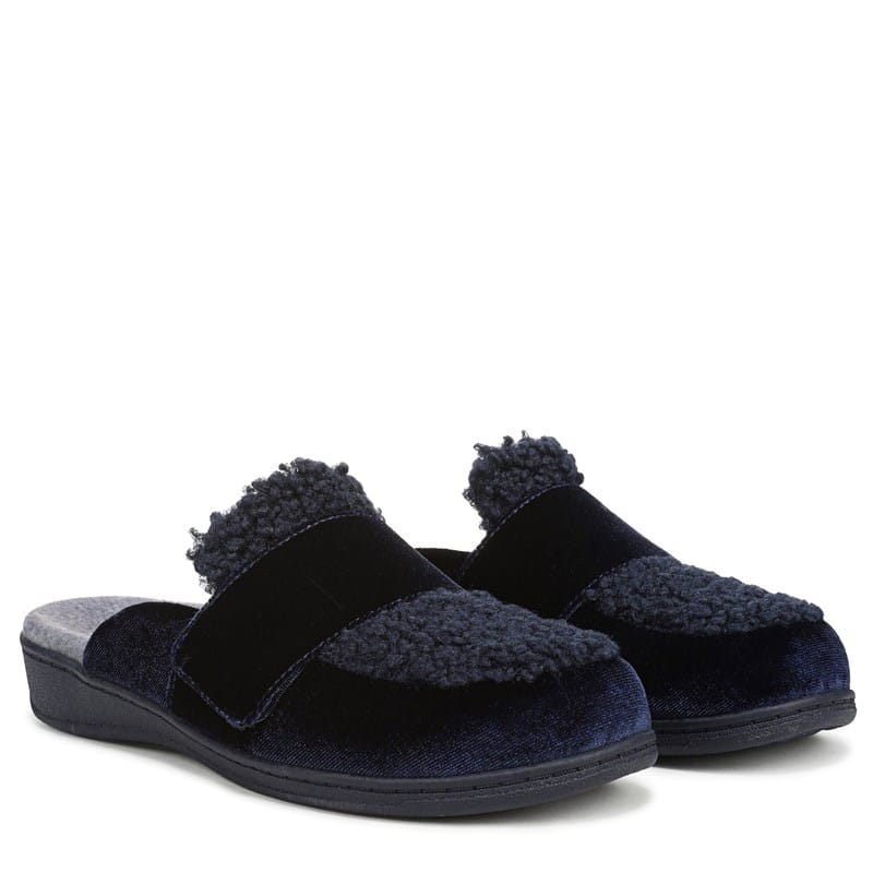Vionic Women's Gemma II Mule Slipper Shoes (Light Pink Curly Shearling) - Size 10.0