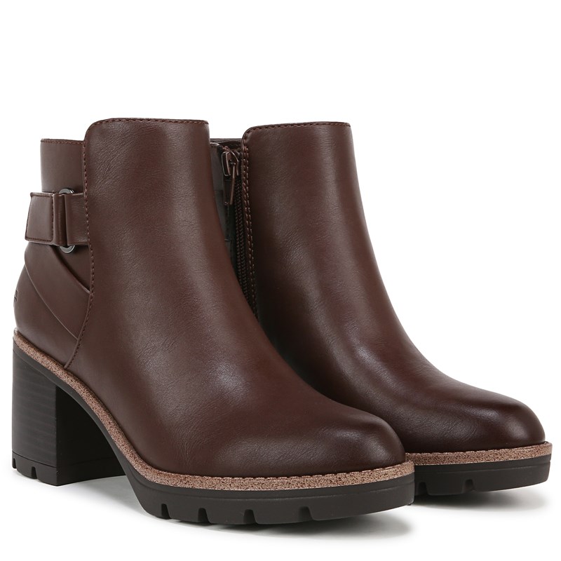 Naturalizer Women's Madalynn Strap Booties (Chocolate Faux Leather) - Size 11.0 M