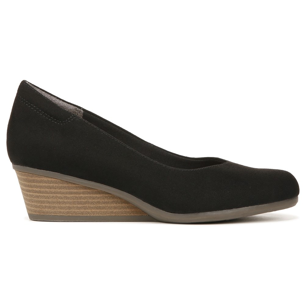Dr scholls black wedges hotsell