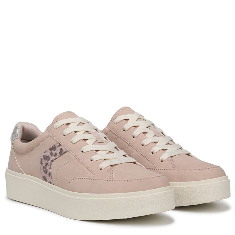 Dr. Scholl's Women's Madison Lace Sneakers (Rose Dust Faux Leather) - Size 8.0 M