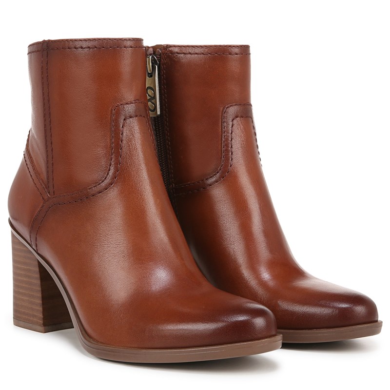 Naturalizer Women's Kalina Ankle Booties (Cider Spice Brown Suede) - Size 8.0 W