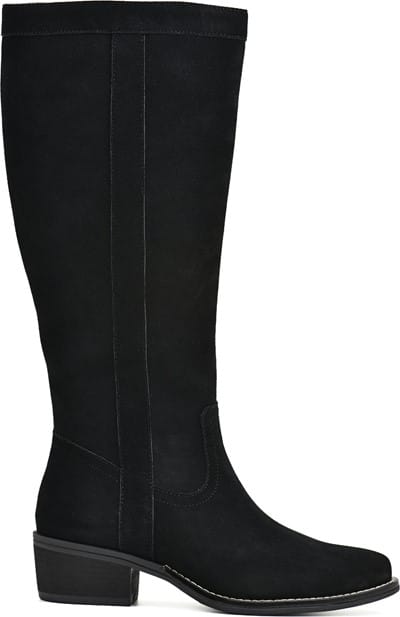 Kensie Women's Naya Fashion Boot – Knee-High Boots With Stacked Heel & Soft Padded Insole