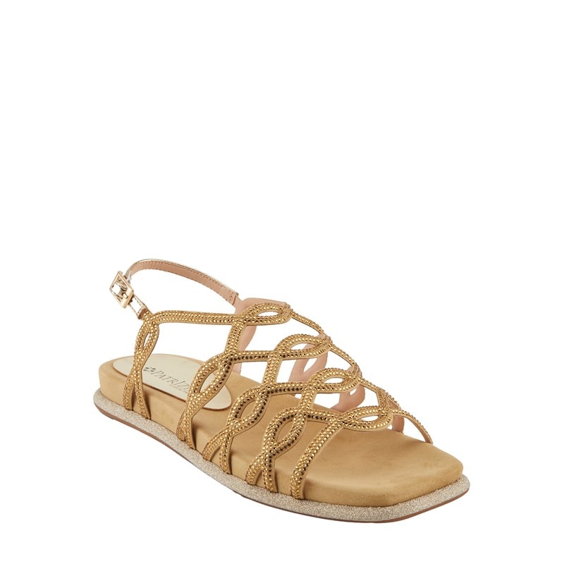 Womens Patrizia Glamgloss Strappy Sandals -  GLAMGLOSS-GLD