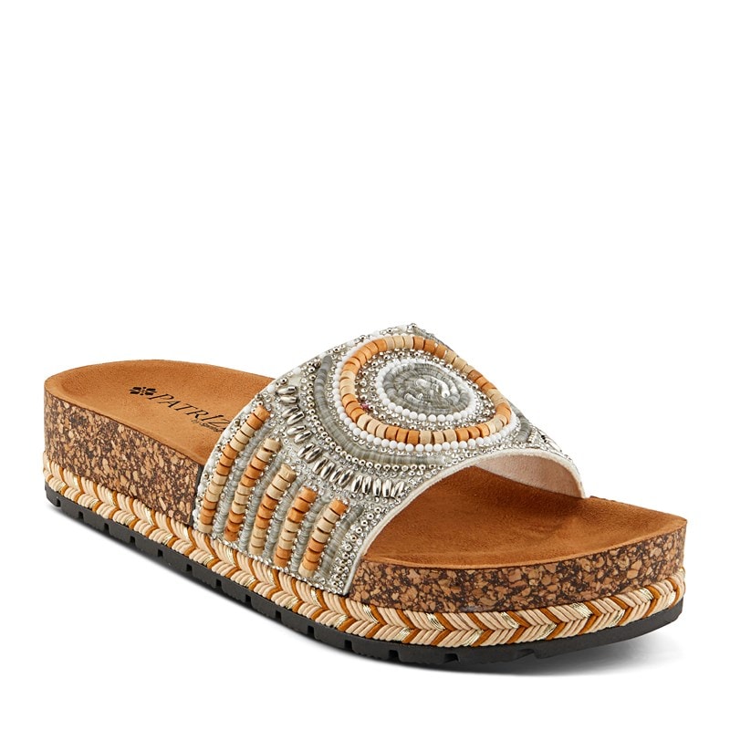 Patrizia Women's Swirla Platform Sandals (Grey/Multi) - Size 41.0 M