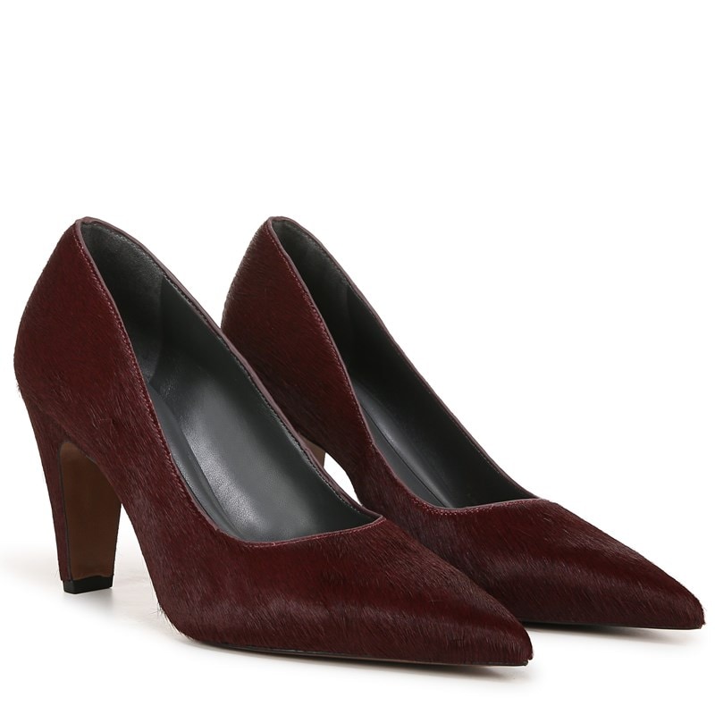 Sarto by Franco Sarto Sarto Sage Pump Shoes (Bordo Calf Hair Leather) - Size 5.5 M