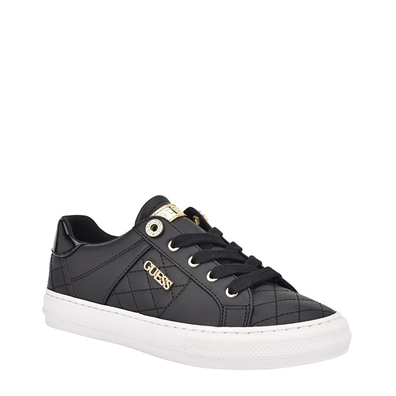 Guess Women's Loven Sneakers (Black/Black) - Size 9.5 M