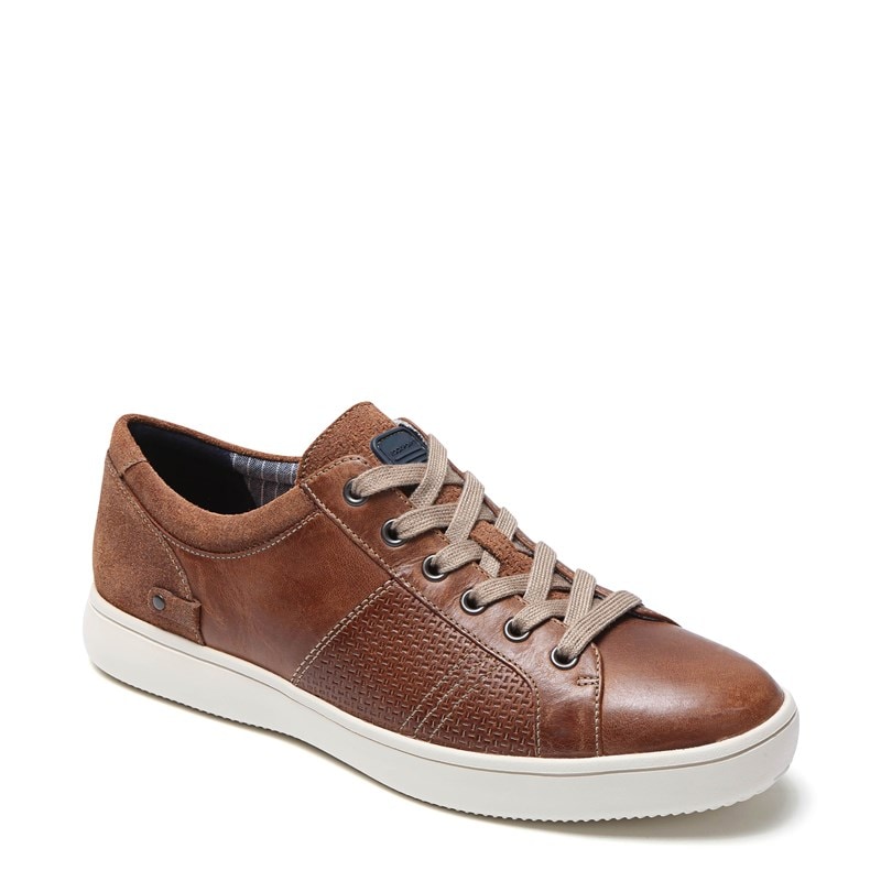 Rockport Men's Classic Colle Sneakers (Tan Leather) - Size 10.0 W