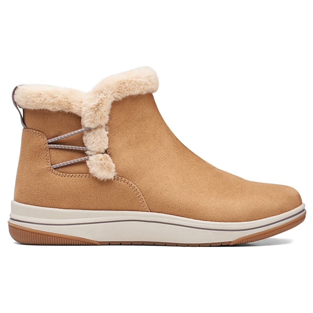 Clarks Women's Breeze Fur Ankle Bootie | Famous Footwear