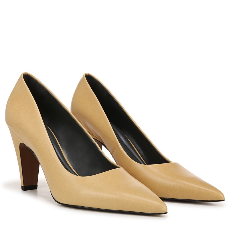 Sarto by Franco Sarto Sarto Sage Pump Shoes (Camel Beige Leather) - Size 7.5 M