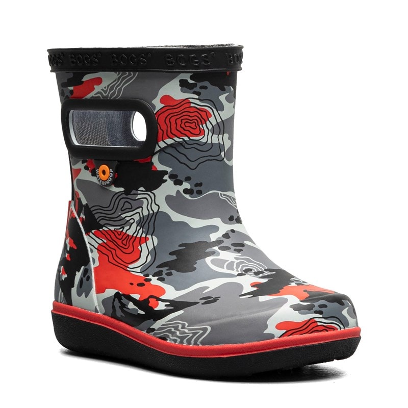 UPC 603246205330 product image for Bogs Kids' Skipper II Waterproof Rain Boot Toddler Boots (Black Multi) - Size 7. | upcitemdb.com