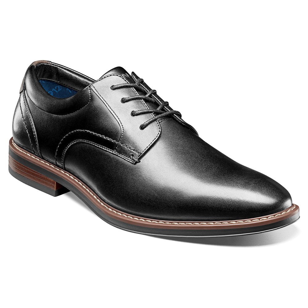 Flex Oxford brogue Black Nubuck