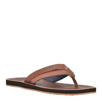 Tommy Hilfiger Davidson Men\'s Sandals Cognac Size 9 Slip-On Summer Comfort‎ Tommy Hilfiger Men main image 4