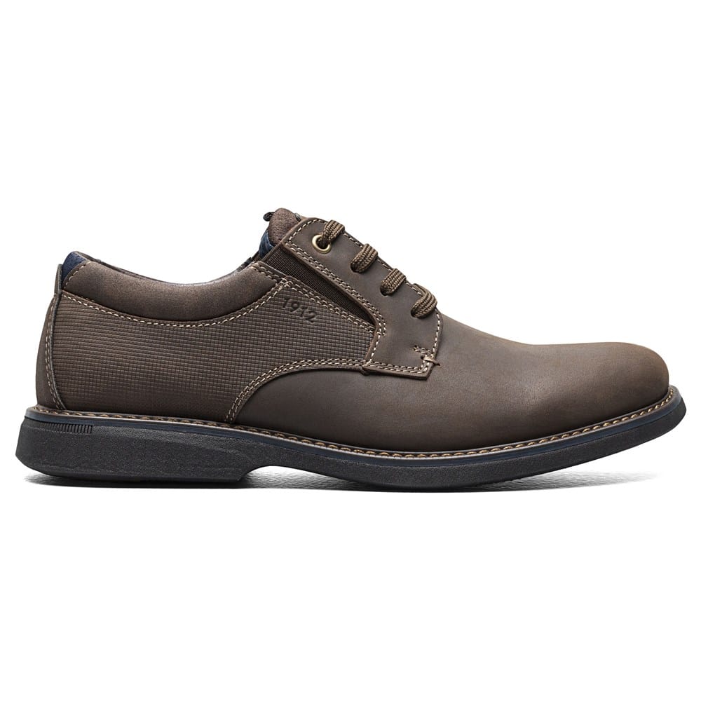 Nunn Bush Men's Otto Canvas Plain Toe Oxford Lace-up ShoeOxford, Dark Blue