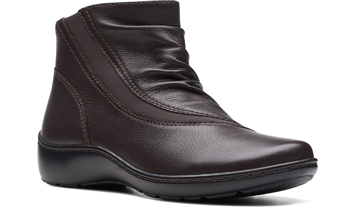 Clarks Women s Cora Derby Ankle Bootie Famous Footwear