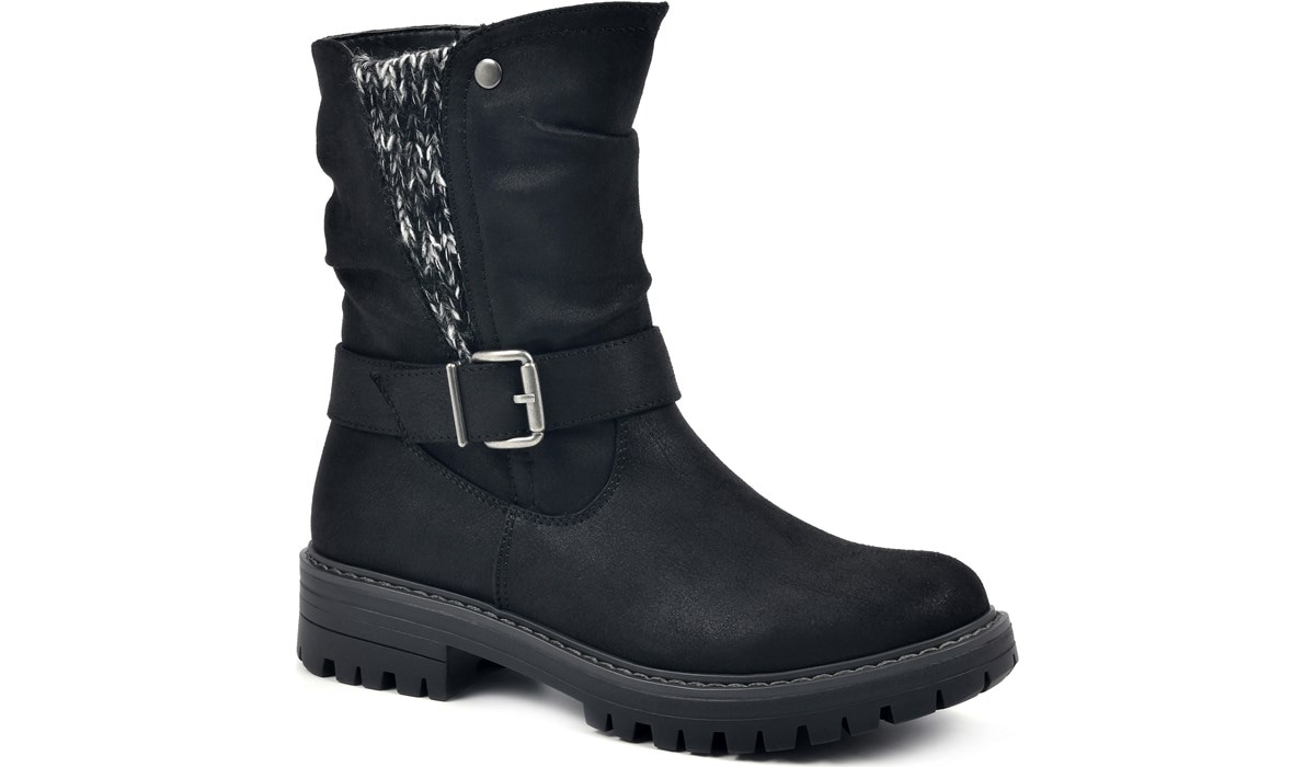 Cliffs by White Mountain Women s Mingle Motorcycle Boot Famous Footwear