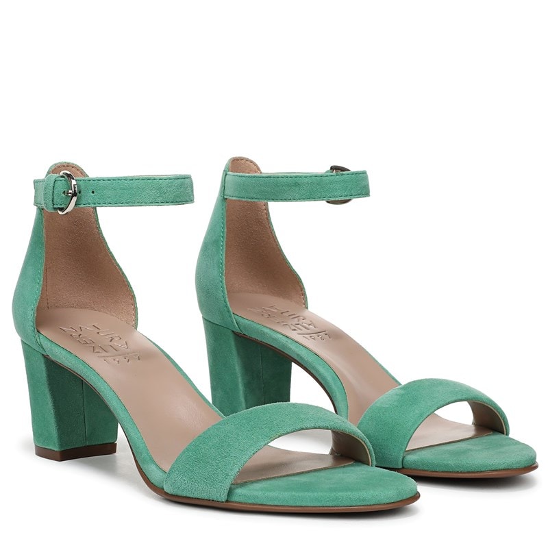 Naturalizer Women's Vera Dress Sandals (Emerald Green Suede) - Size 5.0 M