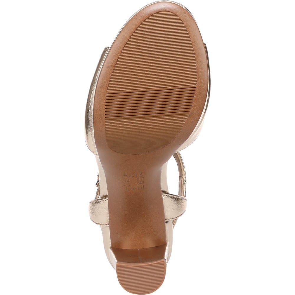 Naturalizer Miller Women's Sandals Light Champagne Leather : 11 M (B)