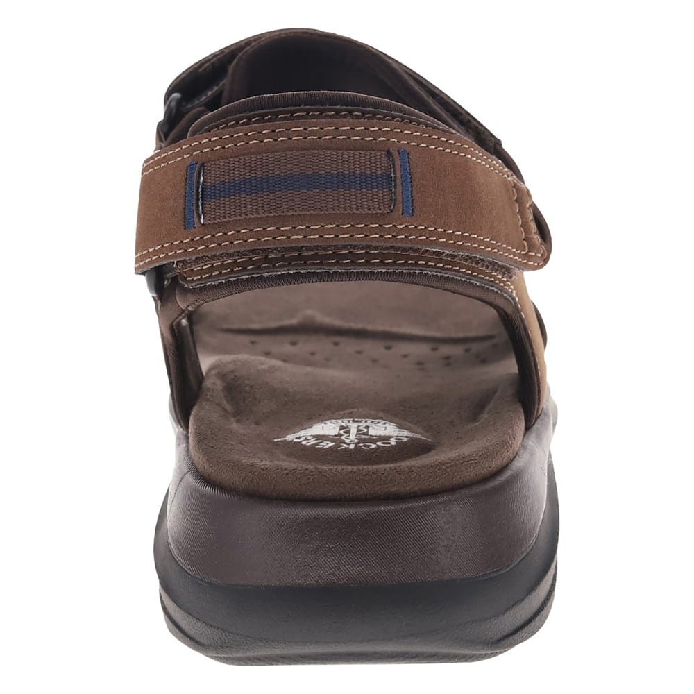 Dockers Bradburn Sport Sandals Mens Size 11M Brown‎ Supreme Comfort Hook & Loop Dockers Bradburn Sport Sandals Mens 13M Black Gray Supreme  main image 3