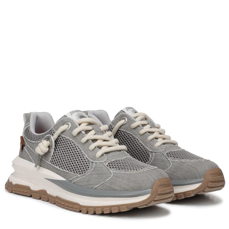 Blowfish Malibu Women's Leotina Sneakers (Marine Grey Canvas) - Size 11.0 M