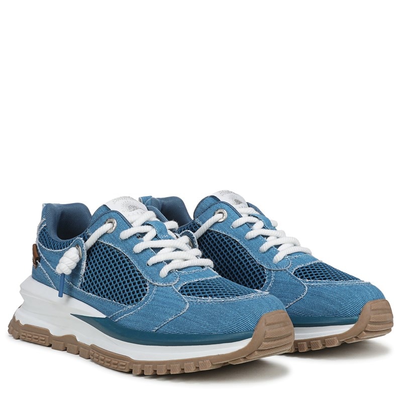 Blowfish Malibu Women's Leotina Sneakers (Sport Blue Canvas) - Size 6.0 M