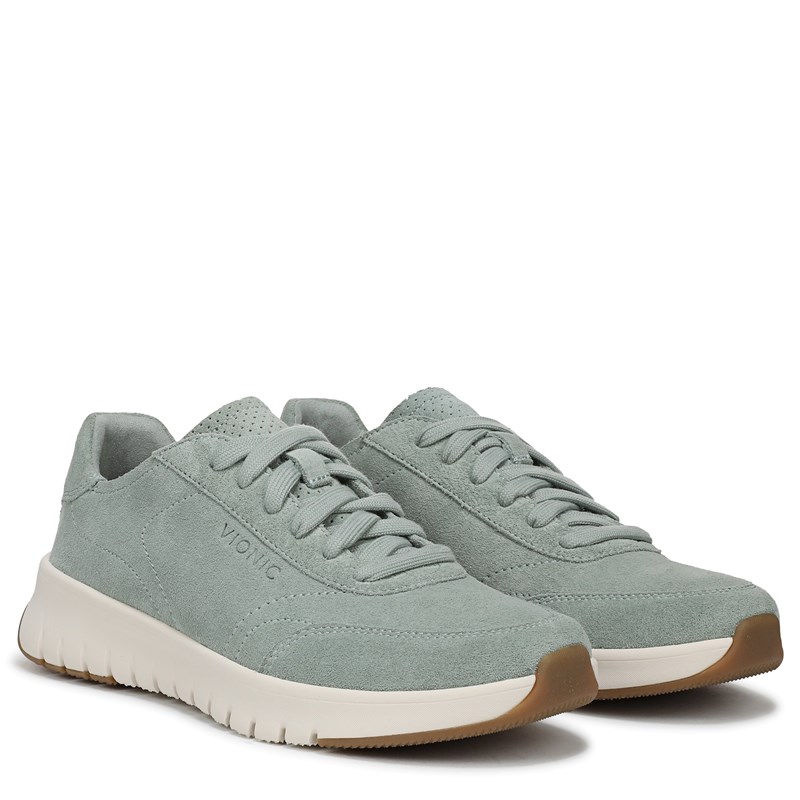 Vionic Women's Uptown Sneakers (Iceberg Green Suede) - Size 8.5 W