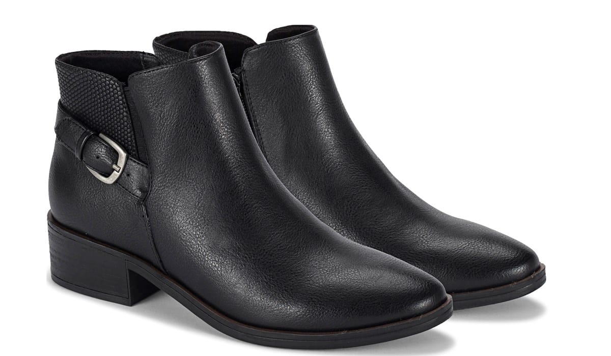 Block Heel Ankle Boot 