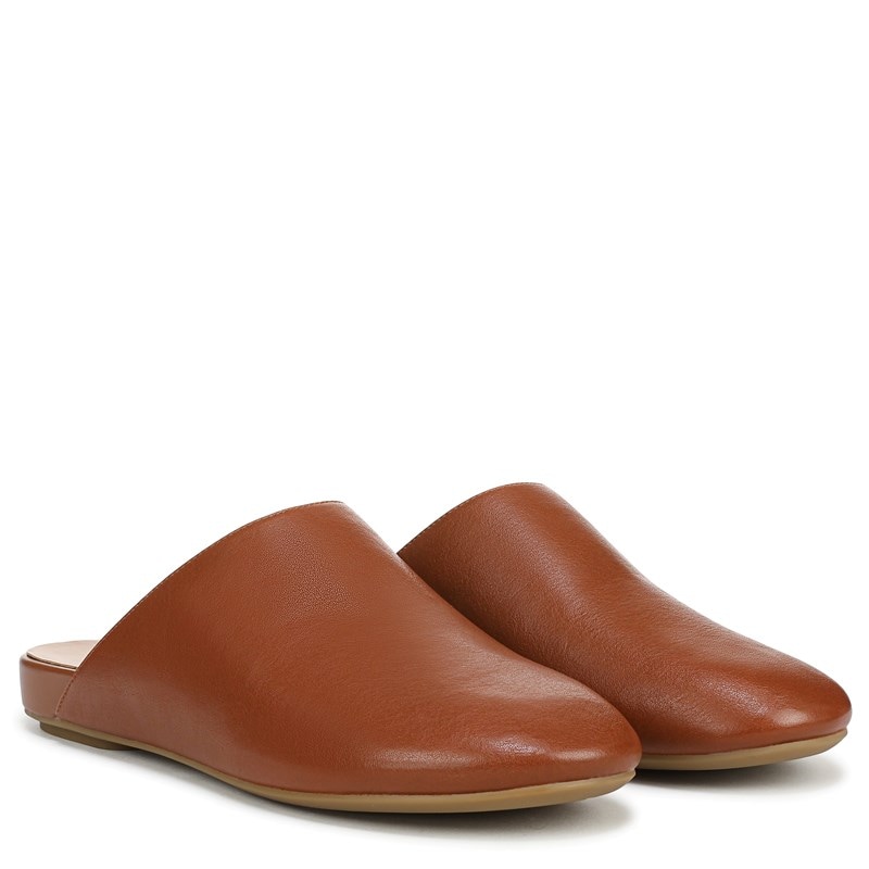 Vionic Women's Opal Mule Shoes (Tan Leather) - Size 6.0 M