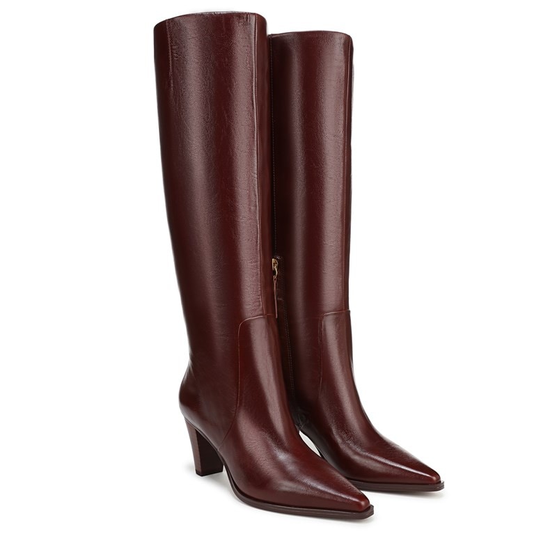 Franco Sarto Women's Jaycen Knee High Boots (Mahogany Red Leather) - Size 10.0 M