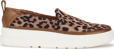 BZees Women's Wednesday Modern Sneaker - Simply Taupe Heathered, 9.5, Slip-On Knit With Arch Support - View #8
