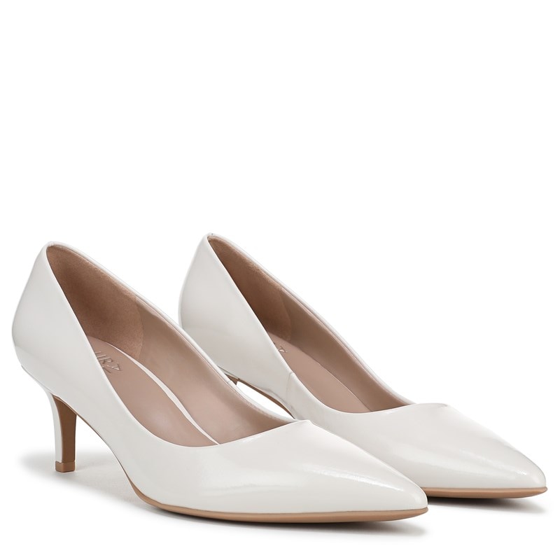 Naturalizer Women's Everly Pump Shoes (Warm White Leather) - Size 6.5 W