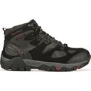 Black/Grey Suede
