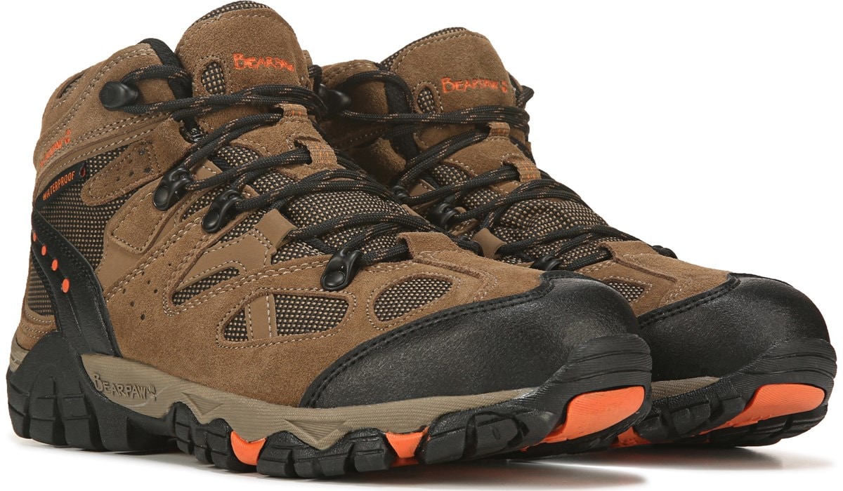 Bearpaw Men's Brock Waterproof Hiker Boot Brown, Boots, Famous Footwear