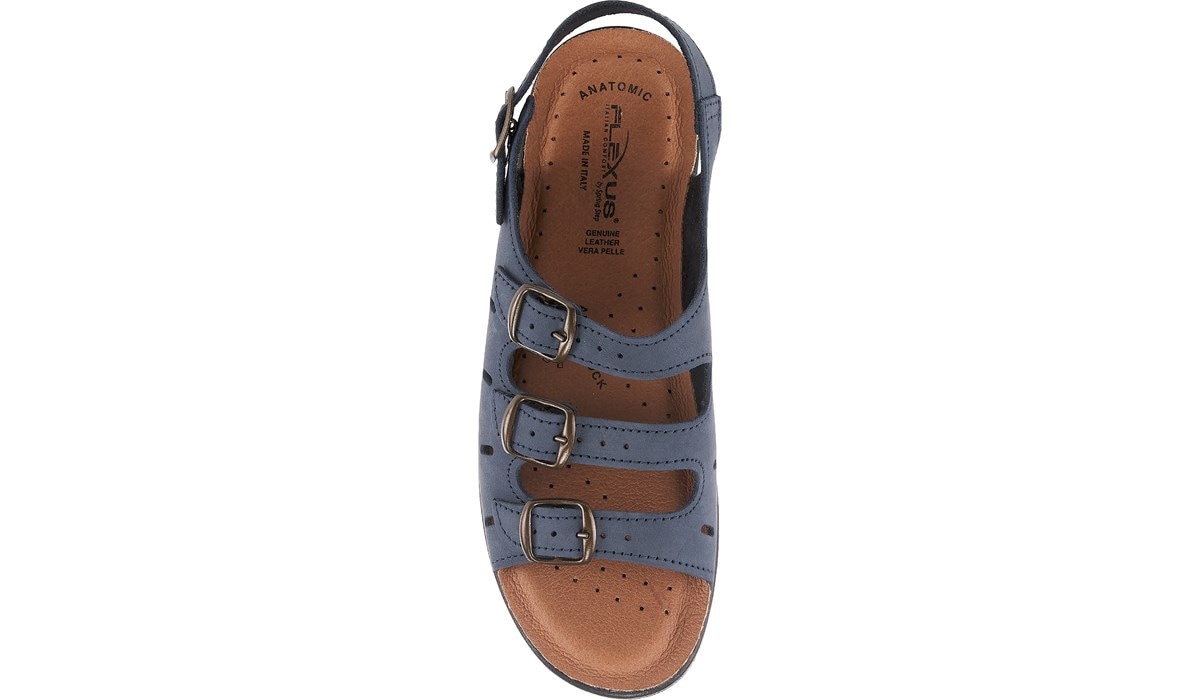 women's ridley lug sole logo flat sandals