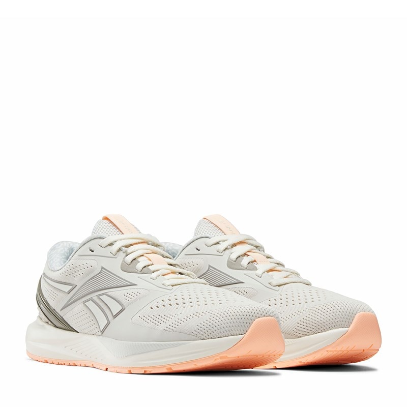 Reebok Women's Nfx Trainer 2 Training Shoes (Soft Grey/Future Peach/Chalk) - Size 7.5 M