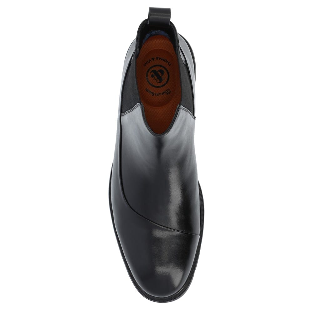 Thomas & Vine Hanford Plain Toe Chelsea Boot Black Leather Mens 10 Thomas & Vine Hanford Plain Toe Chelsea Boot (Men  main image 3