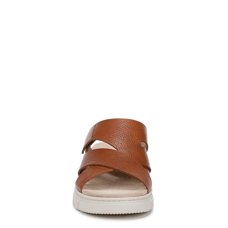 Vionic Women's Uptown Sunset Wedge Sandals (Brown Leather) - Size 7.0 M