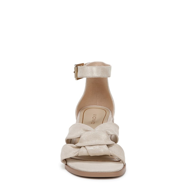 Vionic Women's Maia Dress Sandals (Gold Leather) - Size 9.5 M