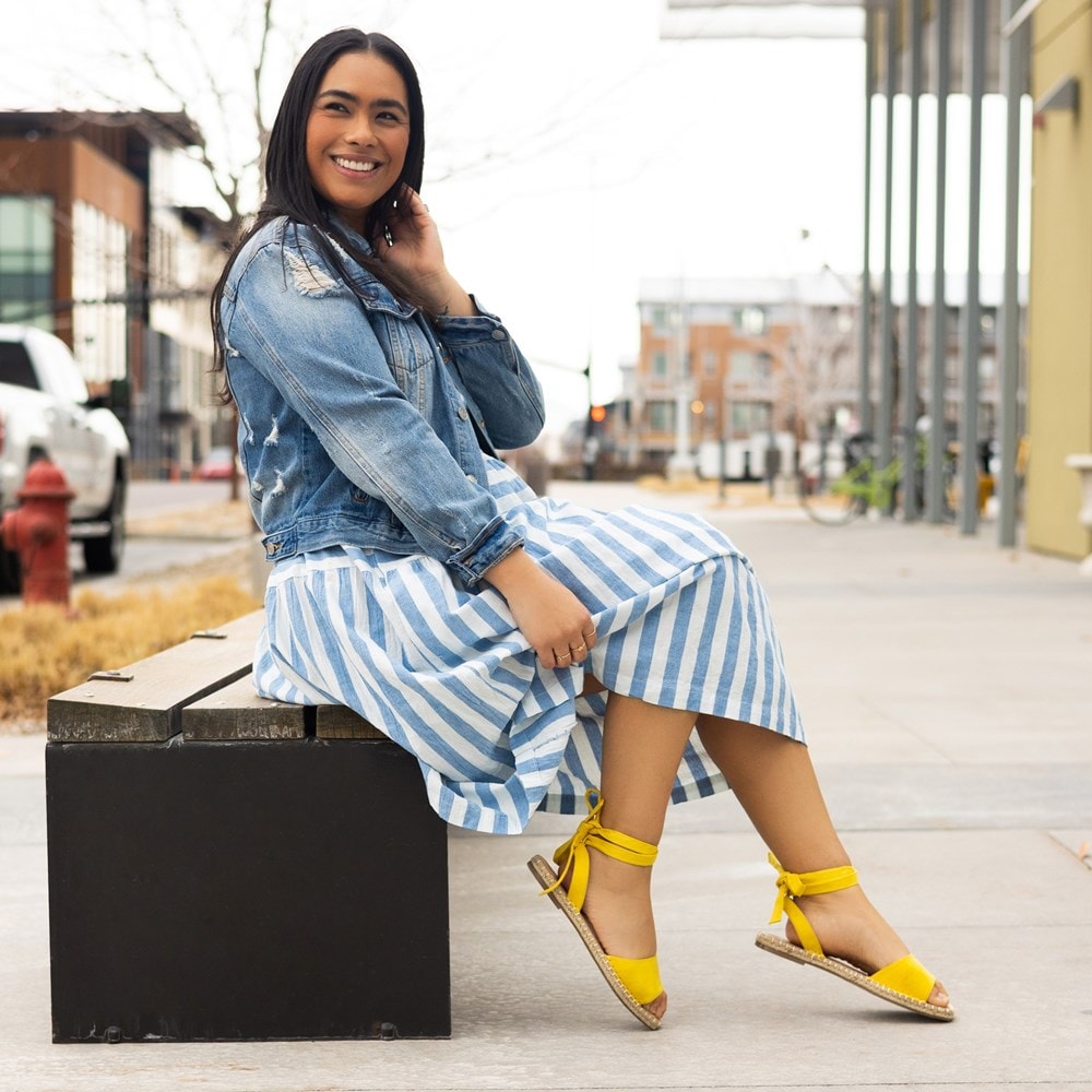 Journee Women's Emelie Wide Sandal | Famous Footwear