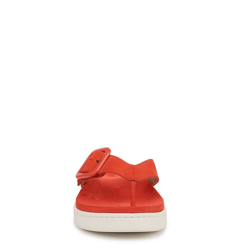Vionic Women's Uptown Marin Toe Post Sandals (Cherry Tomato Nubuck) - Size 11.0 W